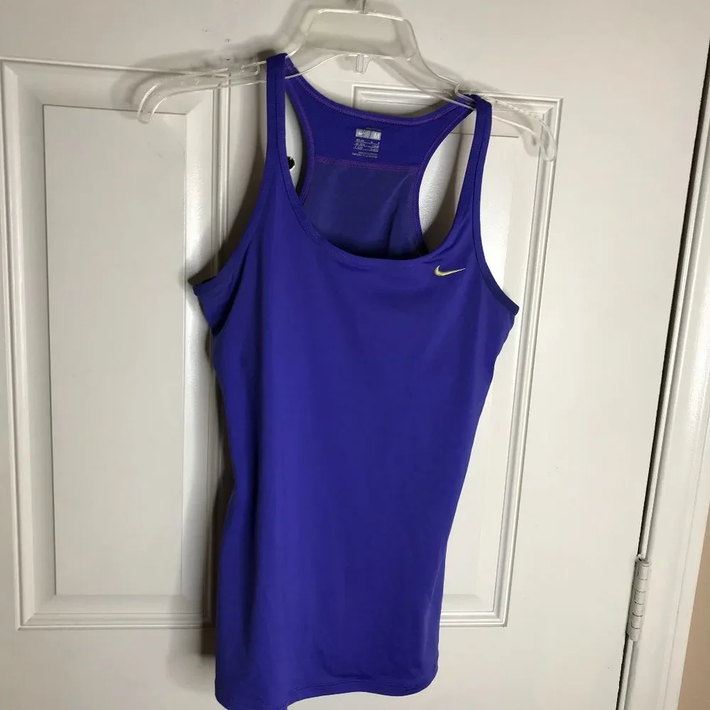 Nike Women's Fit Dry Racerback Tank Purple ~ Size M - Picture 1 of 5